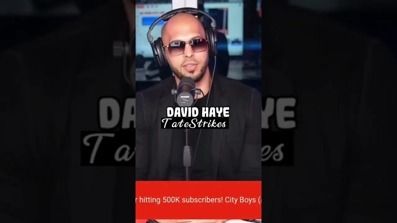 "MY FIRST LOVE WAS A DISASTER" ANDREW TATE PIMP PLAYBOY