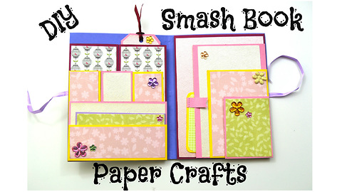 DIY scrapbook tutorial: How to make a smash book