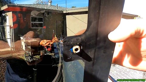 Redneck MacGyver fixing window on truck part 2