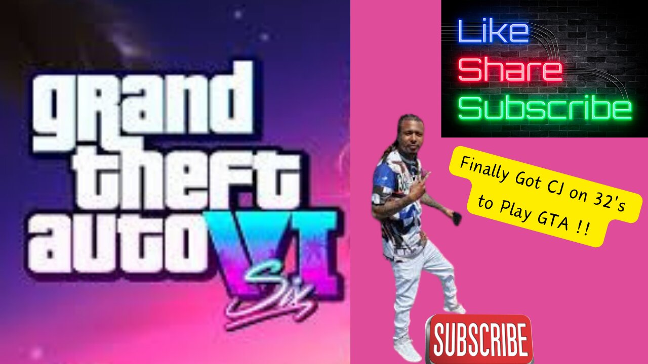 GTA 5: I Finally Got CJ on 32's to Play GTA !! #gta #gta5 #cjon32s #youtubeviral #youtubevideos