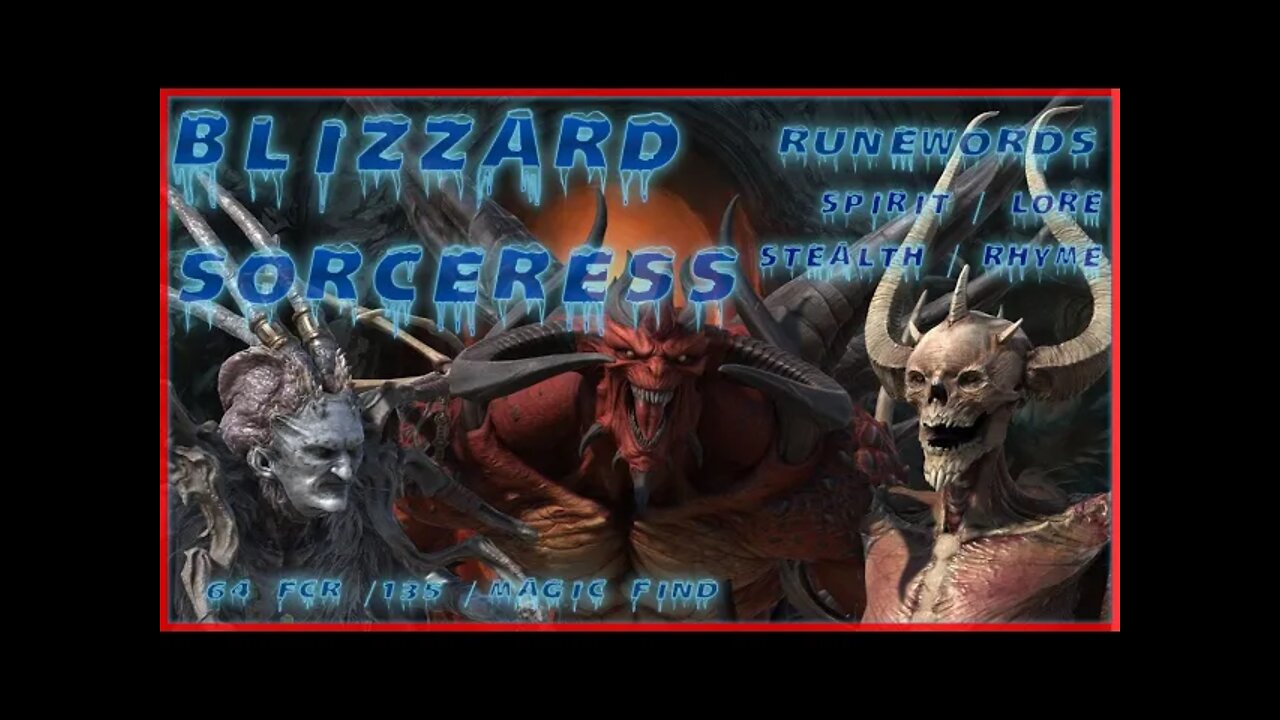 RIP Level 65 Blizzard Sorc