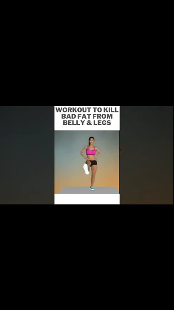 Best morning exercise to burn belly and thigh fat | Burning belly fat #shorts