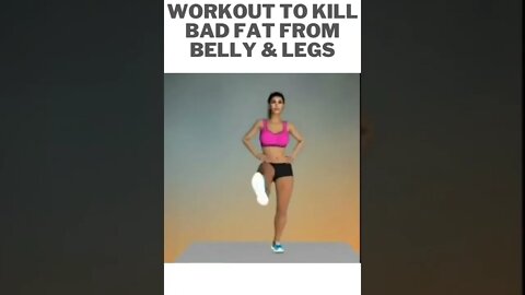 Best morning exercise to burn belly and thigh fat | Burning belly fat #shorts