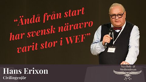 Detta är World Economic Forum - Tal av Hans Erixon på Nya Bok- & Mediemässan