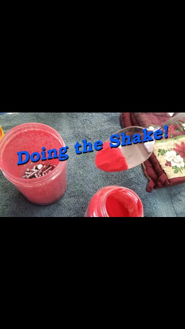 Doin' The Shake! The "Powder Coat Shake".