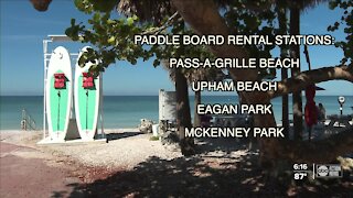 St. Pete Beach adds new paddle board rental stations