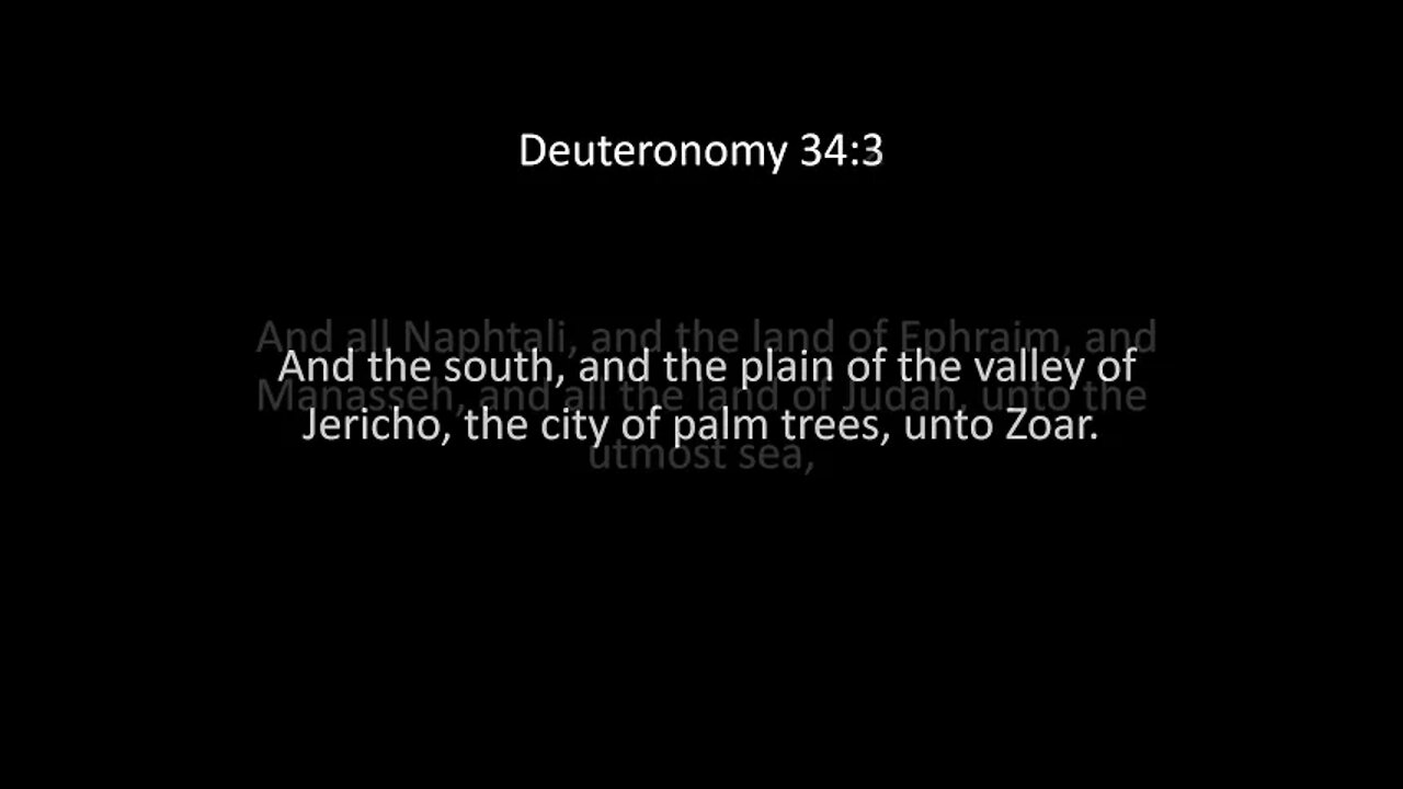 Deuteronomy Chapter 34