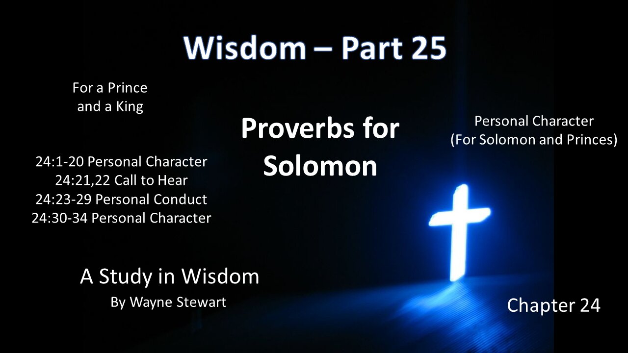 Wisdom - Part 25