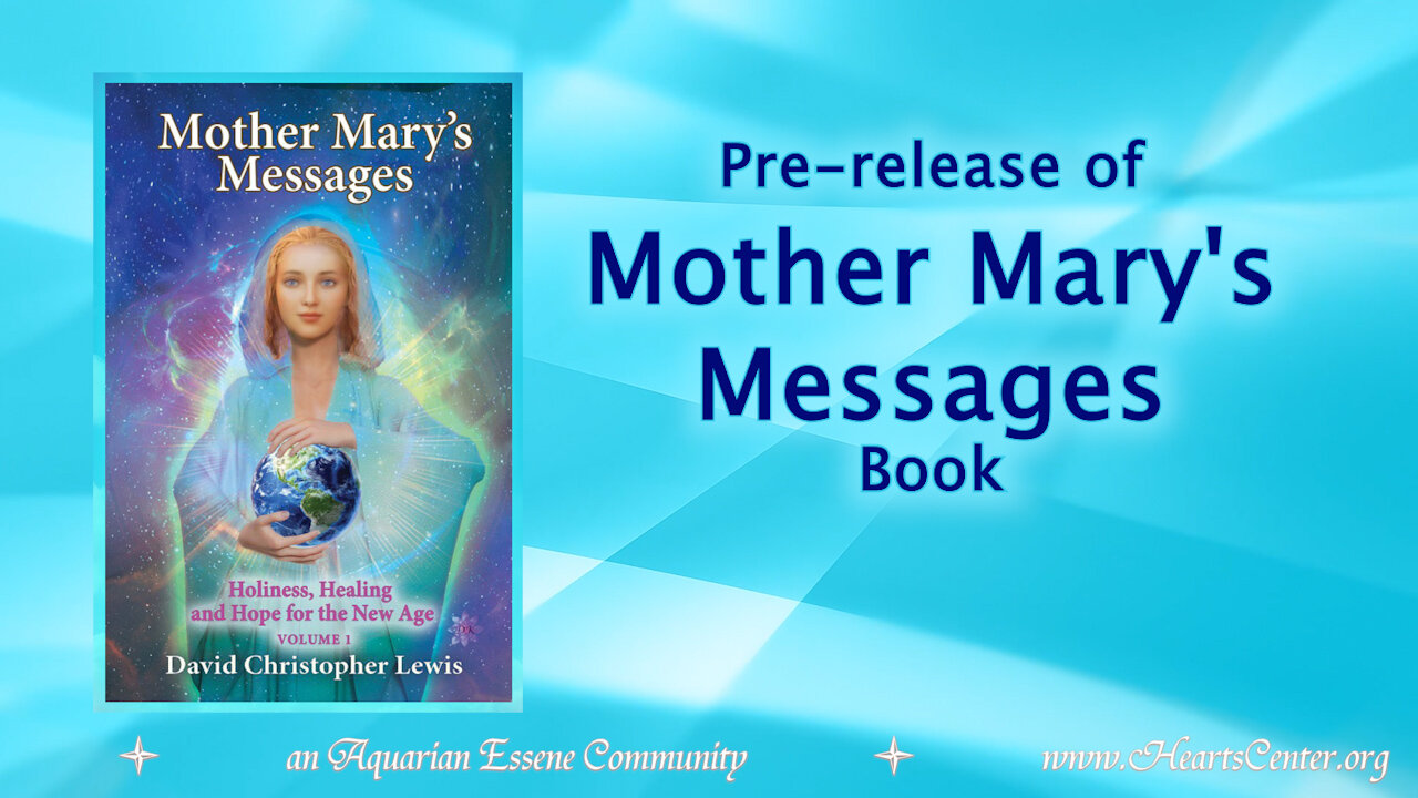 Pre-release of Mother Mary's Messages Book