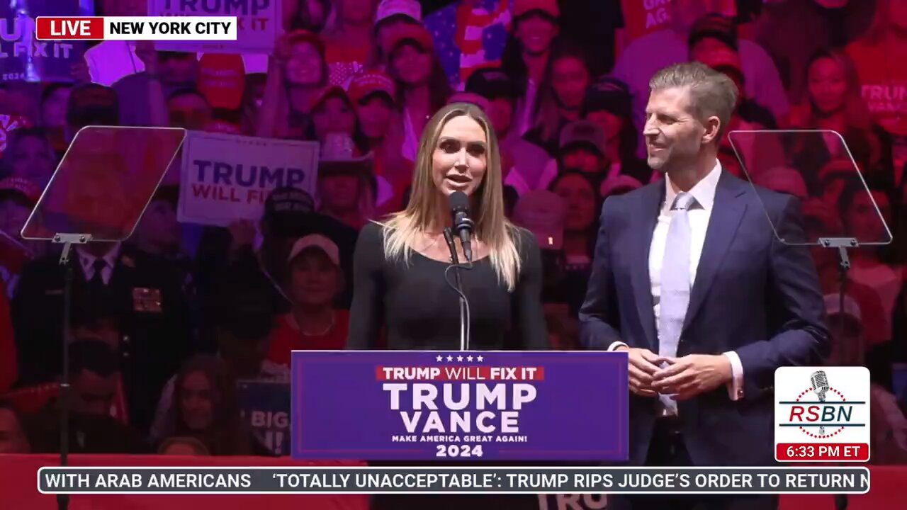 Lara Trump at MSG