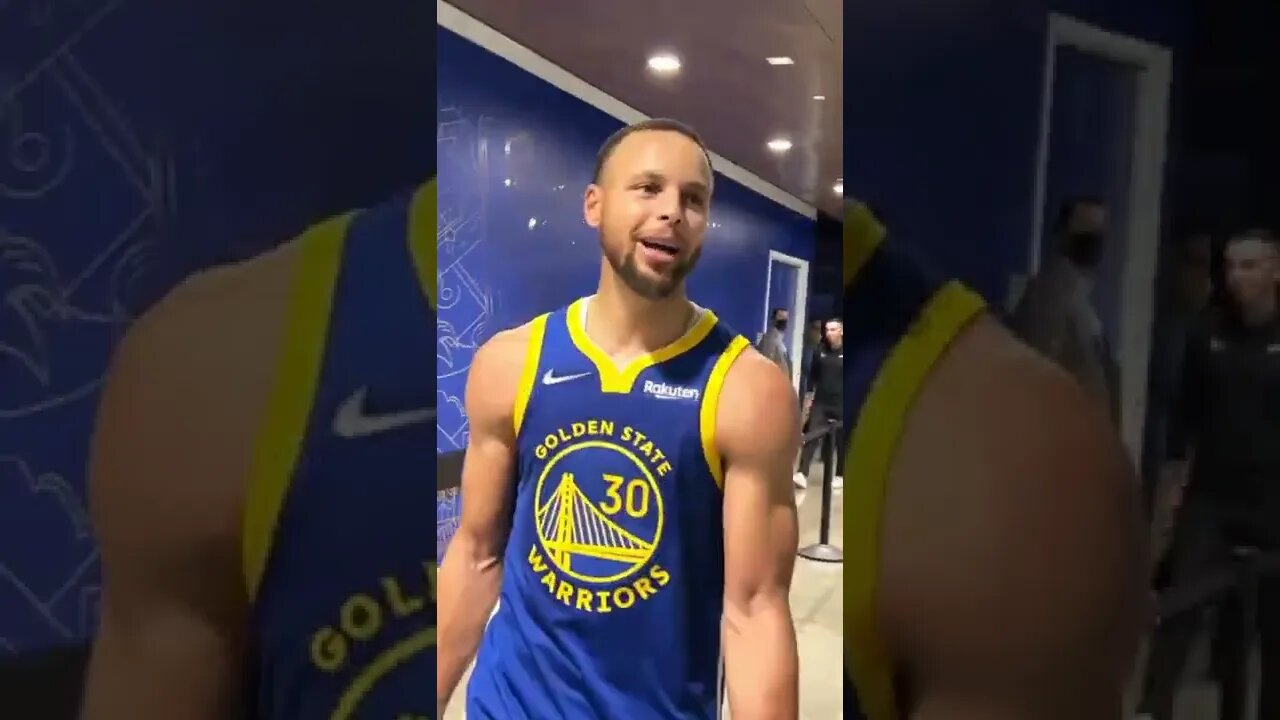 “Keep shooting” Steph