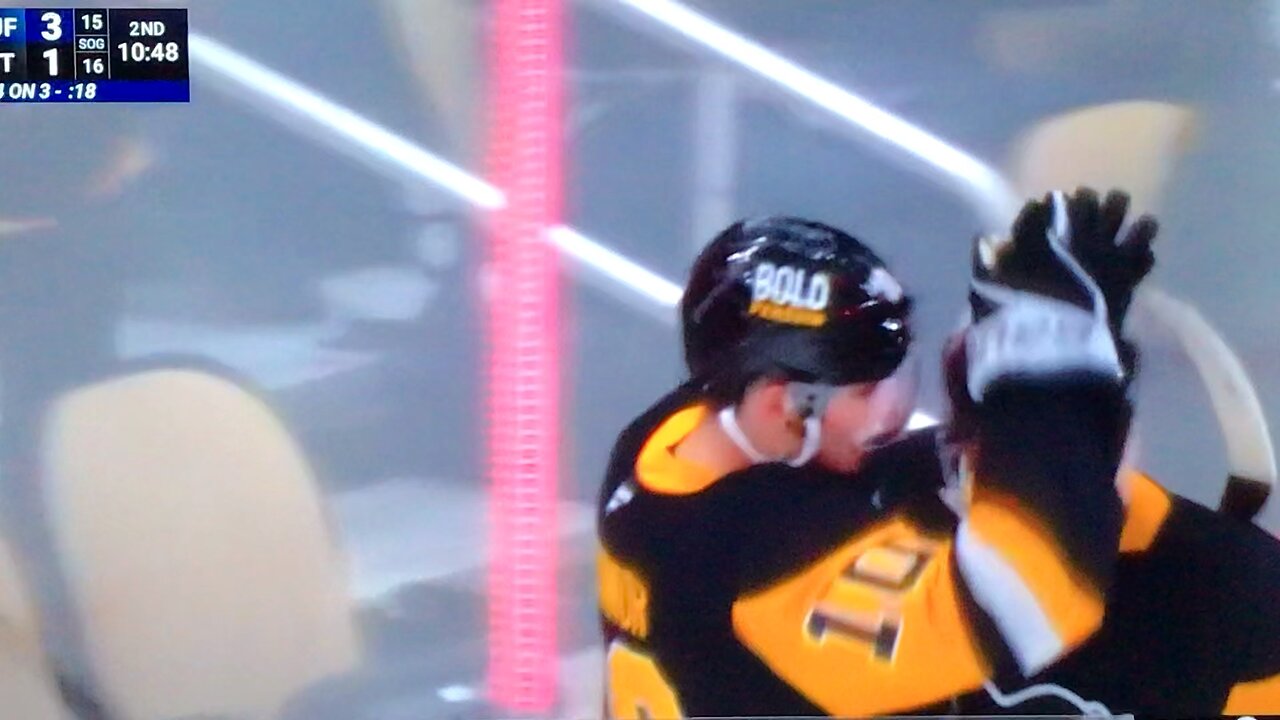Penguins LW #10 Drew O’Connor SH🥅(2)🏒Wrist-Shot Goal.