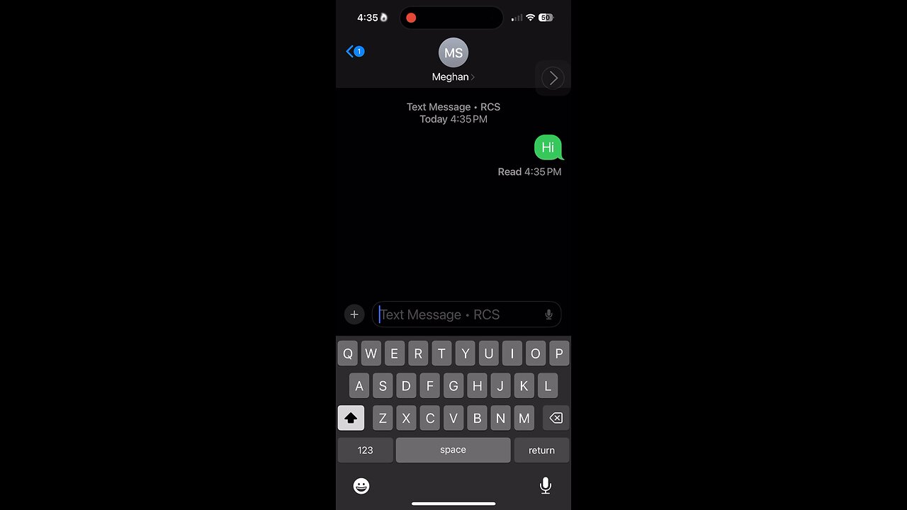 Typing android with iPhone just like iMessage