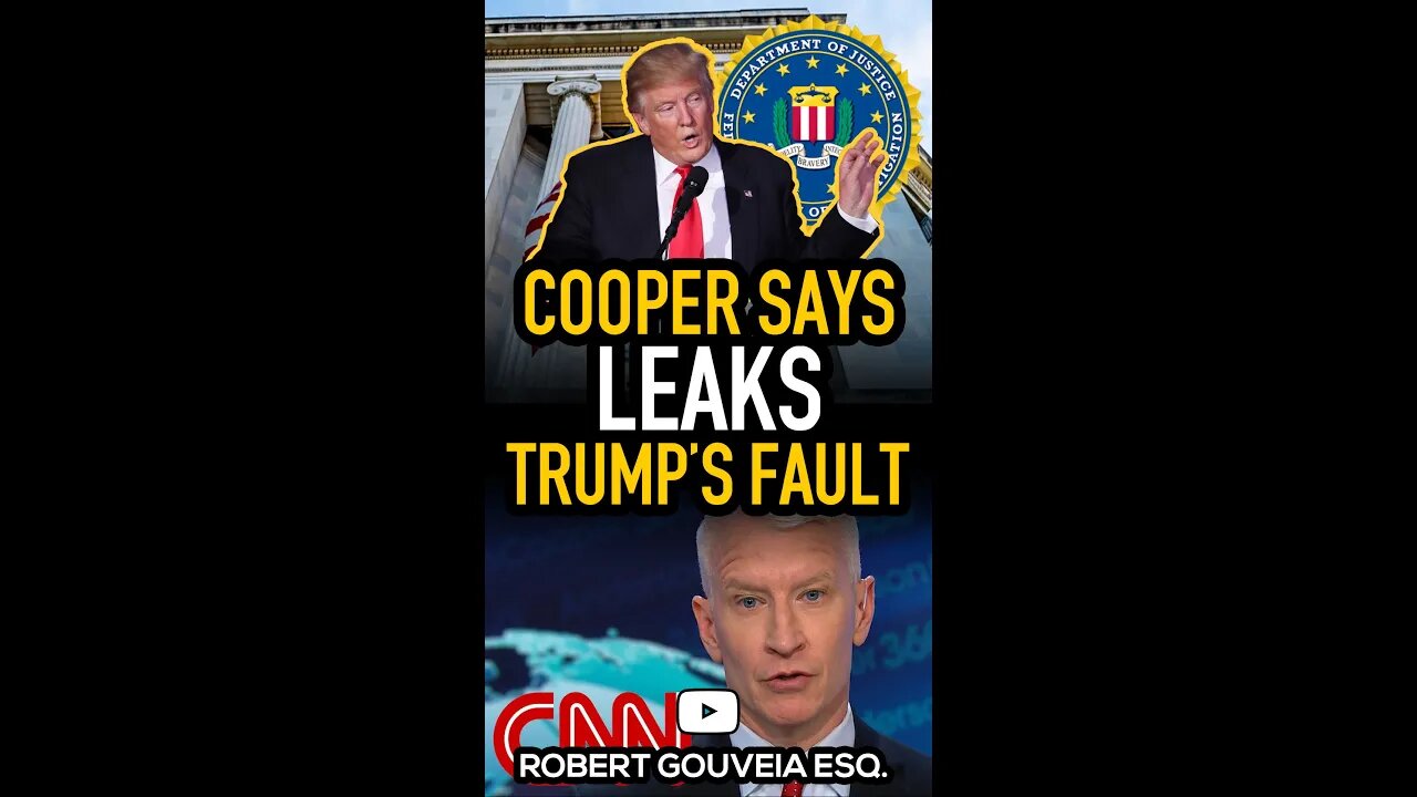 CNN Blaming Trump for DOJ's LEAK #shorts