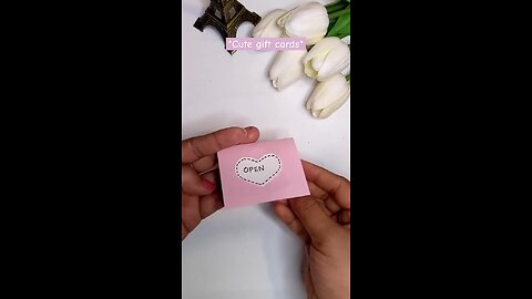 DIY cute gift card