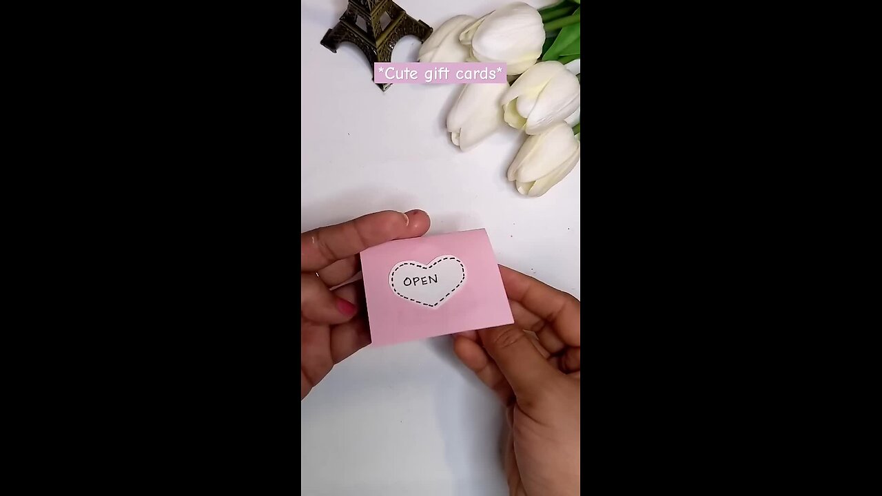 DIY cute gift card