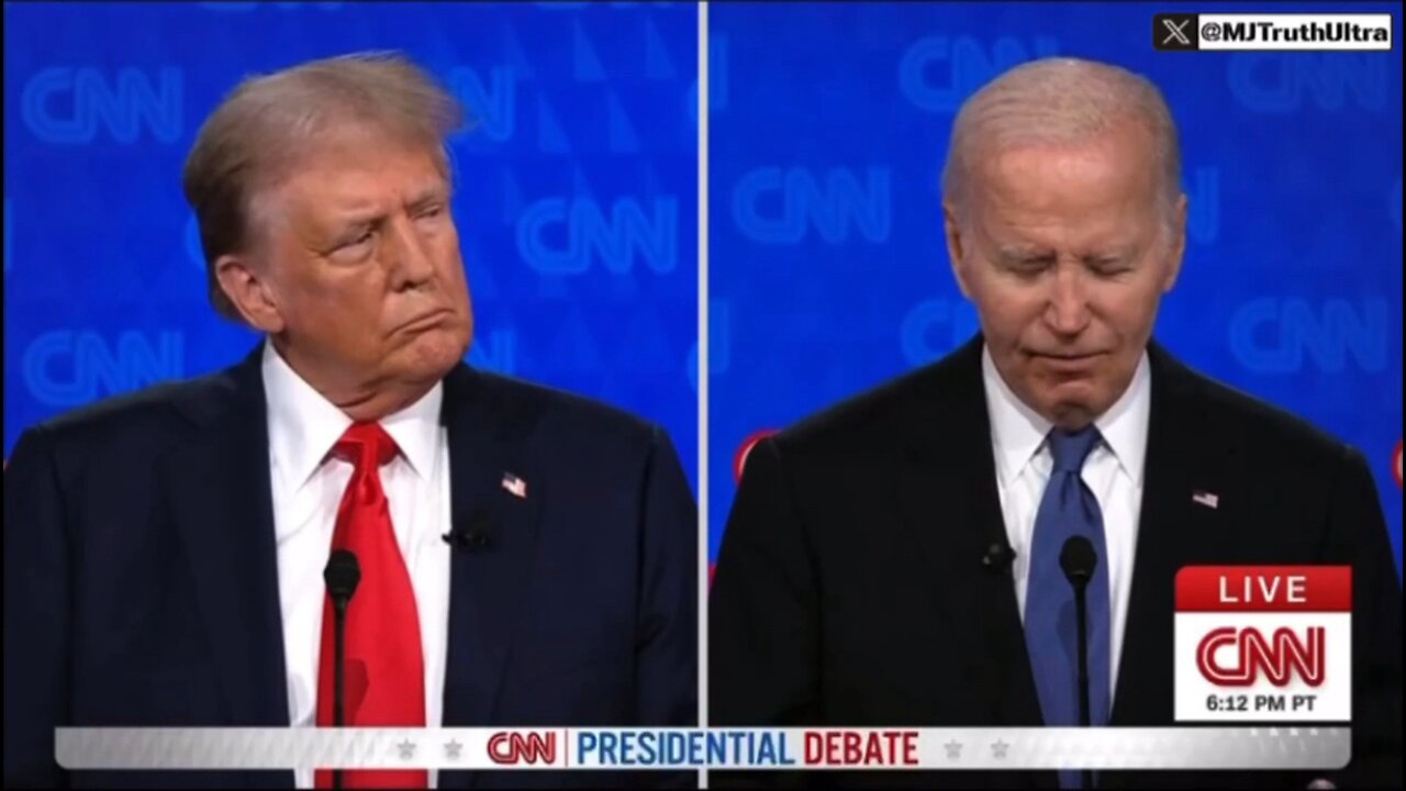 Biden and MSM knew he was done for at the end of the debate with Trump