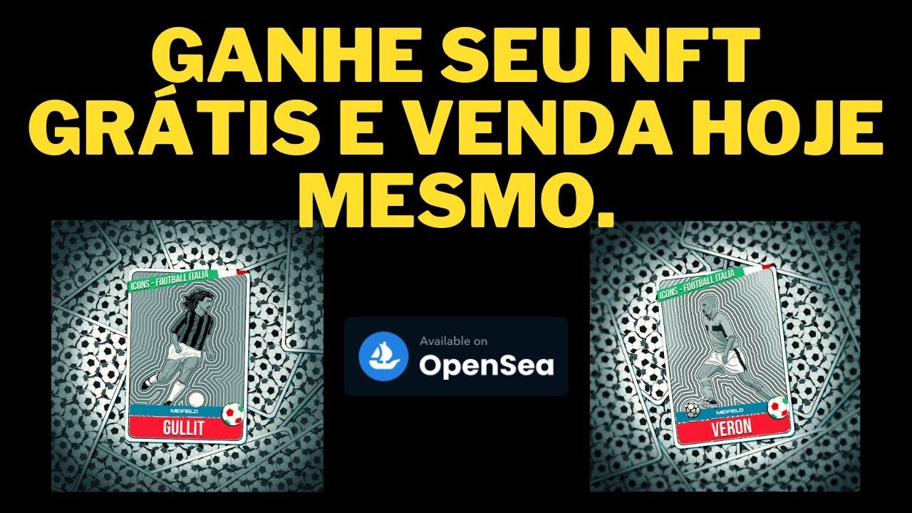 Ganhe seu NFT Grátis e Venda Hoje Mesmo