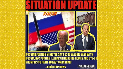 SITUATION UPDATE 9/21/23 - Drafting Americans To Fight Globalists War In Ukraine, Gcr/Judy Byington