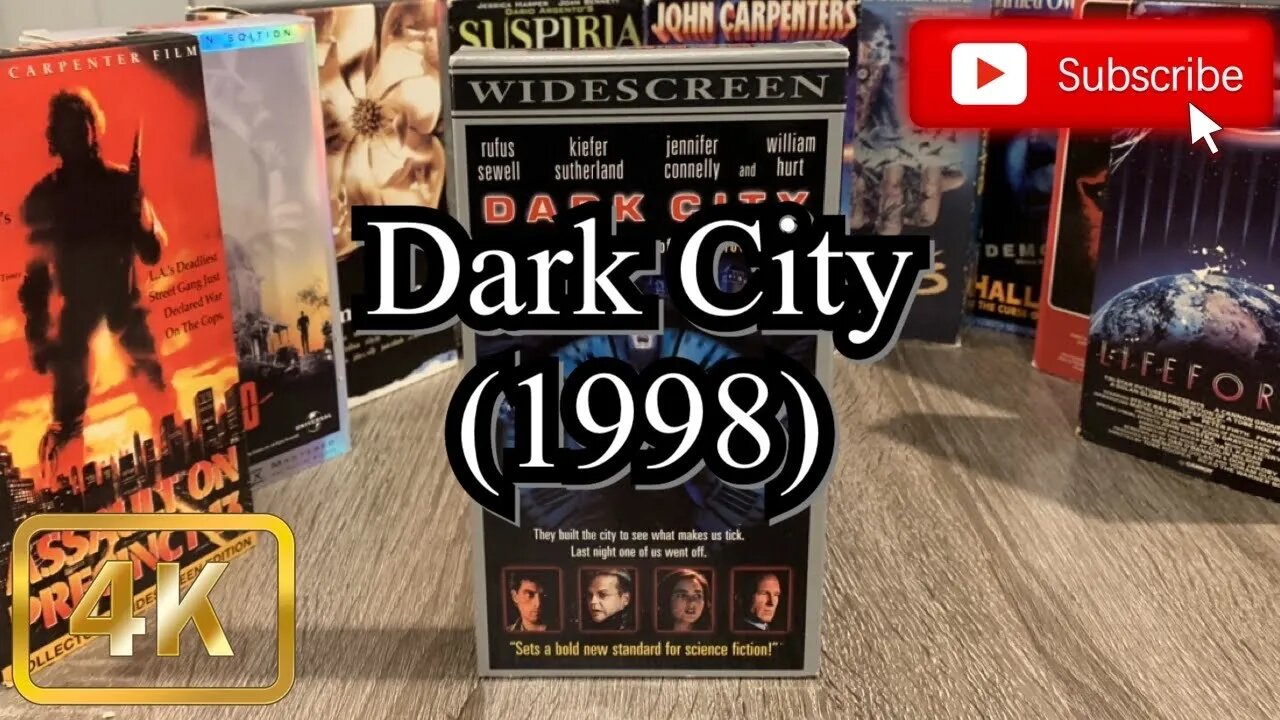 [0038] DARK CITY (1998) VHS [INSPECT] [#darkcity #darkcityVHS]