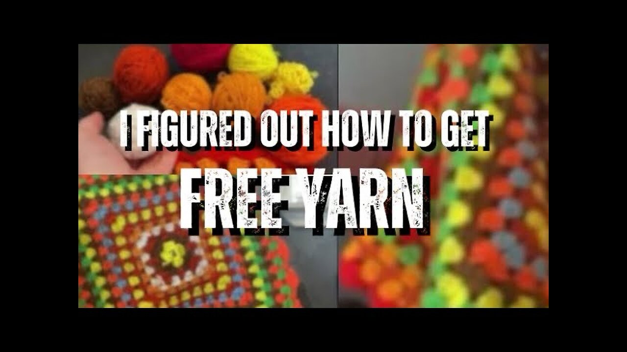 How I Scored Free Yarn at a Thrift Store!