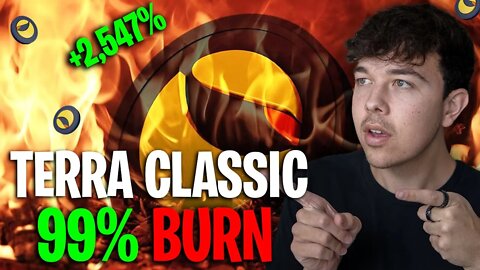 THE 99% TERRA LUNA CLASSIC BURN IS HERE (LUNC PRICE PREDICTION)