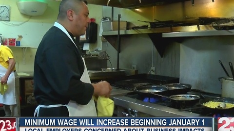 Local businesses concerned about minimum wage bump