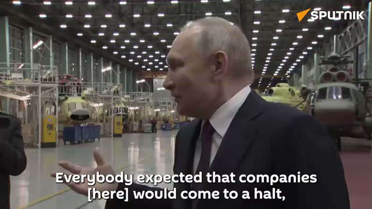 PUTIN: "I think that last year has only benefited us, because we have become far more sovereign."