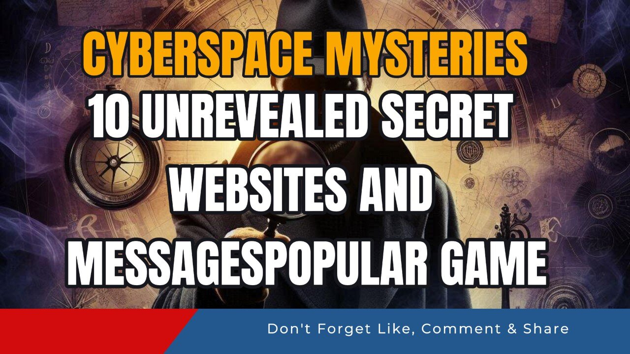 Cyberspace Mysteries: 10 Unrevealed Secret Websites and Messages