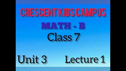 Maths Class 7th V 10