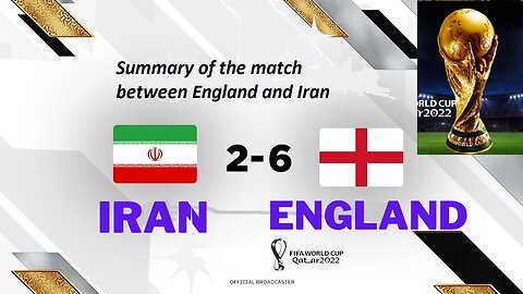 Summary of the match between England and Iran