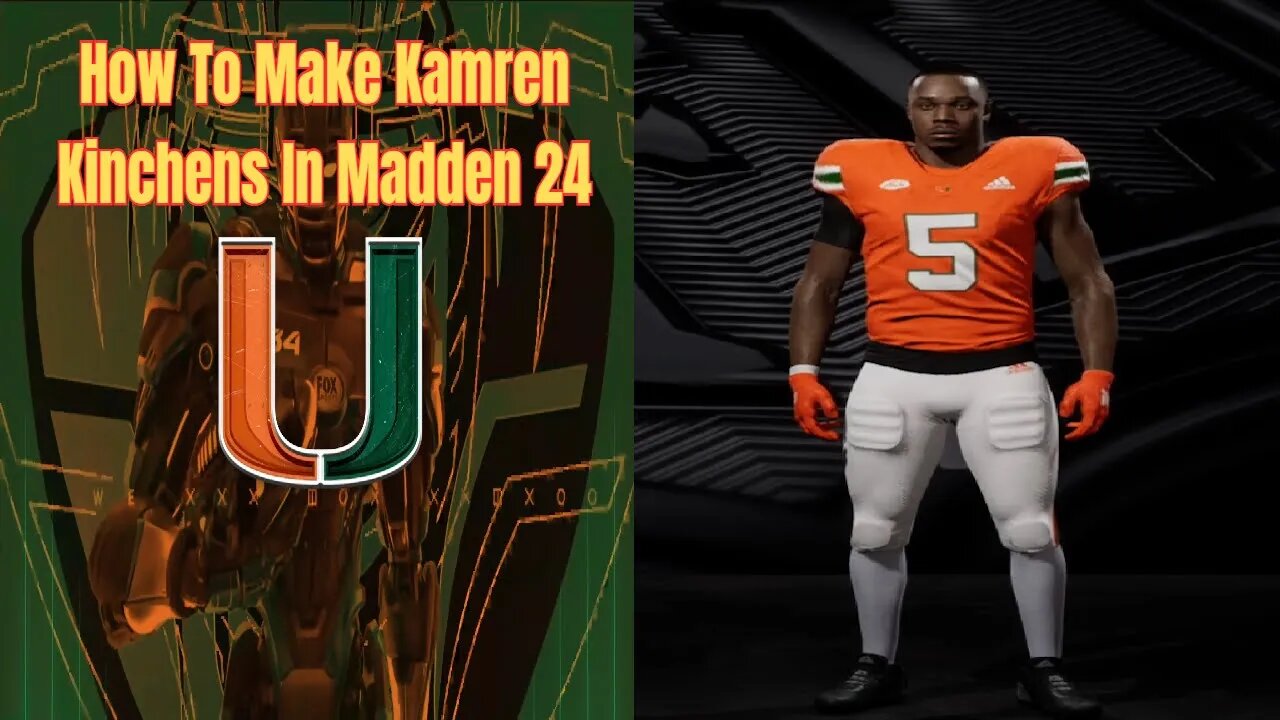 How To Make Kamren Kinchens In Madden 24