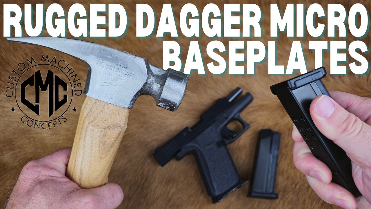 RUGGED Aluminum PSA Dagger Micro Magazine Baseplates