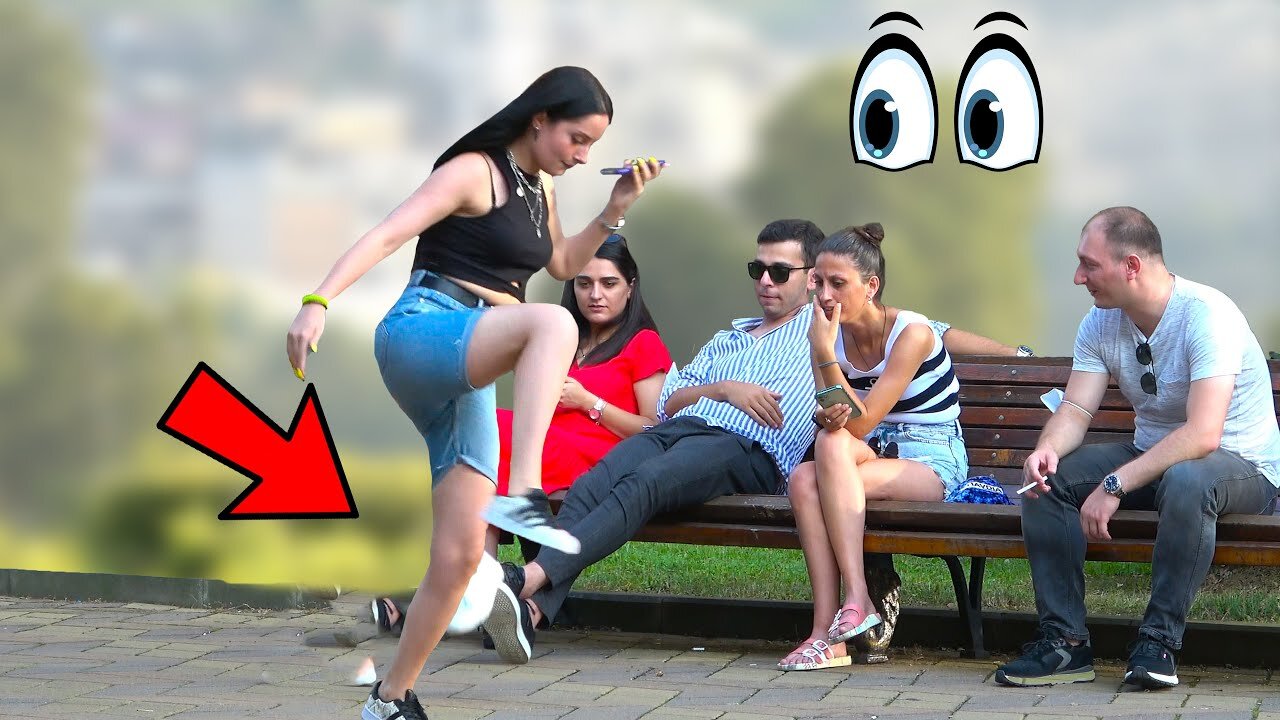 🔥Look and Tripping Over Nothing Prank - AWESOME REACTIONS -Best of Just For Laughs 😲🔥