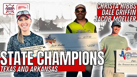 Kayak Fishing State Champions Show! Arkansas and Texas!
