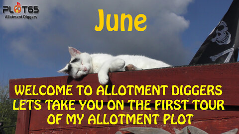 WELCOME TO ALLOTMENT DIGGERS LETS TAKE YOU ON THE FIRST TOUR OF MY ALLOTMENT PLOT