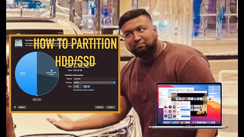 HOW TO PARTITION A HDD OR SSD ON A MAC