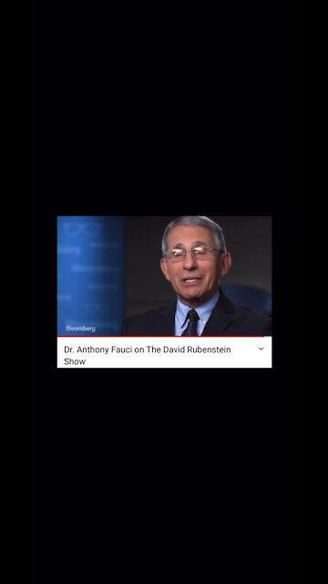 Dr Fouci before he sold out to the CCP