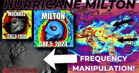 🤯HURRICANE MILTON - WEATHER MANIPULATION FREQUENCIES & FACES SEEN INSIDE STORM! - IN2THINAIR