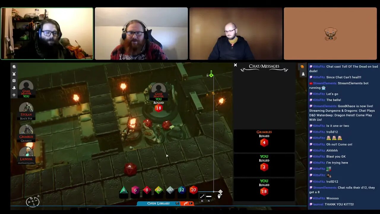 Chat Plays D&D Waterdeep: Dragon Heist! Come Play With Us!