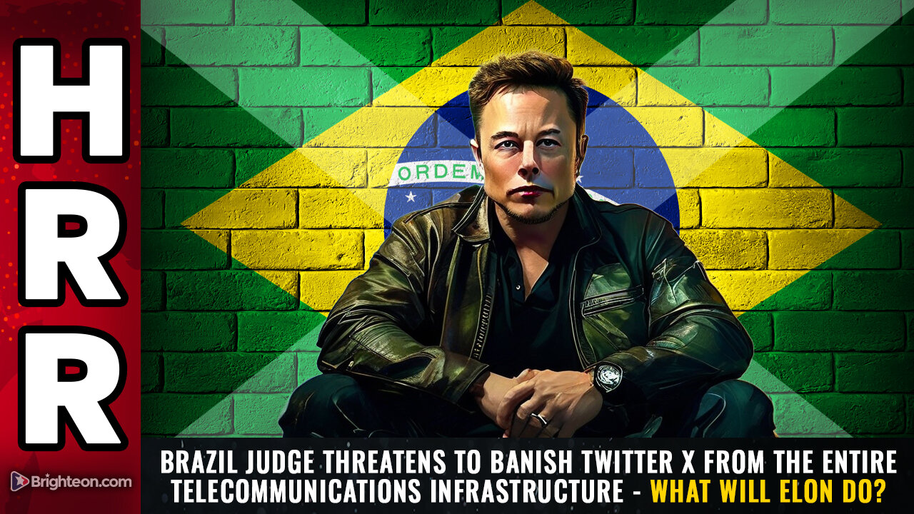 Brazil judge threatens to banish Twitter X from the entire telecommunications infrastructure...