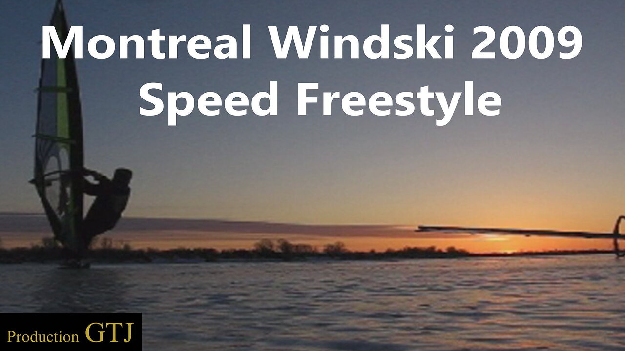 Montreal Windski : Speed Freestyle Windski action