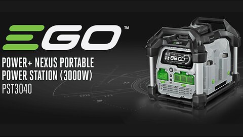 EGO Power+ PST3040 3000W Nexus Portable Power Station for Indoor and Outdoor Use