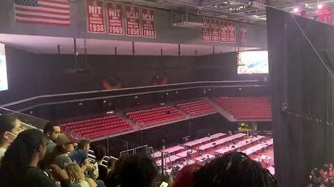 Biden/Obama/Fetterman rally: Hiding mostly empty stadium with Curtains & Flags (Smoke & Mirrors)