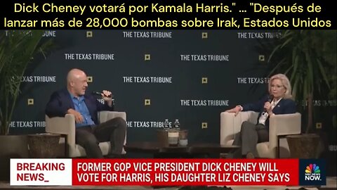 Rockefeller, Dick Cheney, Putin - WarLords - endorse Kamala Harris