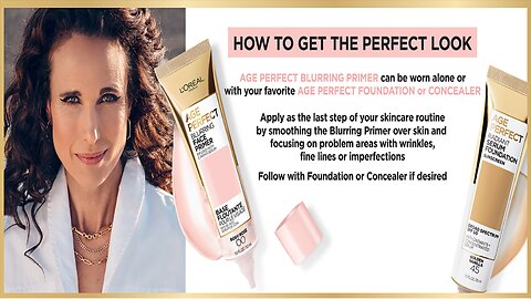 L'Oreal Paris Age Perfect Face Blurring Primer Infused with Caring Serum Smoothes Liners and Pores