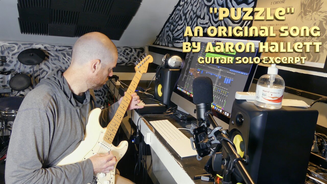 "Puzzle" an Original Song by Aaron Hallett Guitar Solo Excerpt