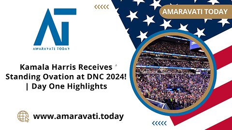 Kamala Harris Receives Standing Ovation at DNC 2024 | Day One Highlights | Amaravati Today