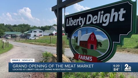 Grand opening of the meat market, located at Liberty Delight Farms in Reisterstown
