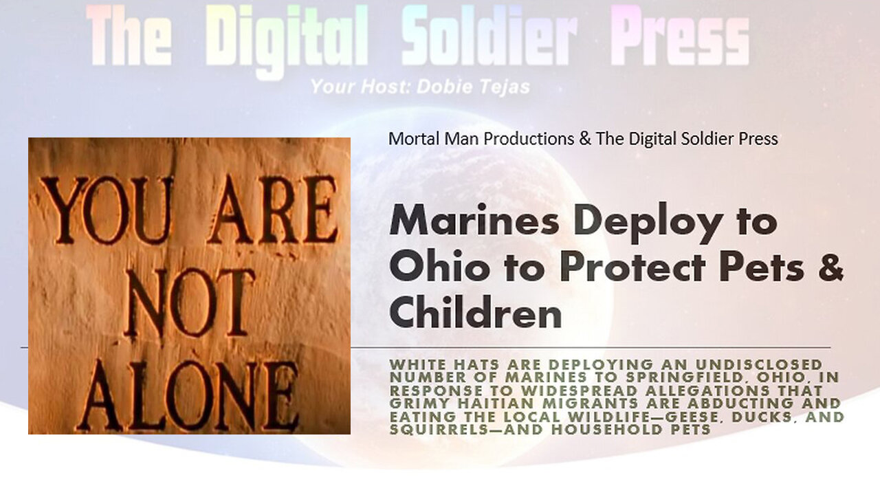 Marines Deploy to Ohio to Protect Pets & Children